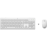 Kit HP 230 - Tastatura Wireless, USB, White + Mouse Optic, USB Wireless, White