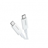 Cablu de date Ugreen US506, USB-C - USB-C, 0.8m, White