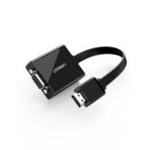 Adaptor Ugreen MM103, HDMI - VGA, 0.15m, Black