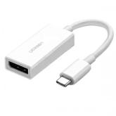 Adaptor Ugreen MM130, USB-C - Displayport, 0.1m, White