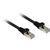 Patch Cord Sharkoon, S/FTP, Cat. 6a, 3 m, Black