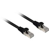 Patch Cord Sharkoon, S/FTP, Cat. 6a, 10 m, Black