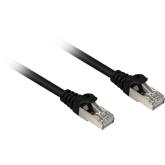 Patch Cord Sharkoon, S/FTP, Cat. 6a, 20 m, Black