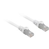 Patch Cord Sharkoon, S/FTP, Cat. 6a, 15 m, White