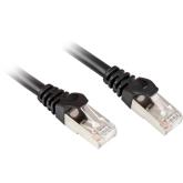 Patch Cord Sharkoon, S/FTP, Cat. 6, 20 m, Black
