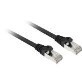 Patch Cord Sharkoon, S/FTP, Cat. 7a, 10 m, Black