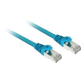 Patch Cord Sharkoon, S/FTP, Cat. 7a, 10 m, Blue