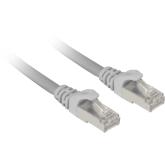 Patch Cord Sharkoon, S/FTP, Cat. 7a, 1 m, Grey