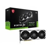 Placa video MSI nVidia GeForce RTX 4070 VENTUS 3X OC 12GB, GDDR6, 192bit