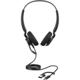 Casti cu microfon Jabra Engage 40 Microsoft Teams Stereo, USB-A/C, Black