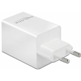 Incarcator retea Delock 41447, 1x USB-C female, 60W, White