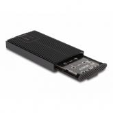 Rack SSD Delock 42022, USB-C, M.2, Black