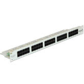 Patchpanel Delock 43030, 50 porturi,  19inch, Cat3, White