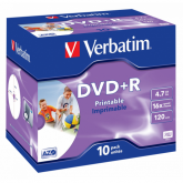 Pachet DVD-R Verbatim 43508, 16X, 4.7GB, 10buc