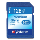 Memory Card SDXC Verbatim Premium 128GB, Class 10, UHS-I U1, V10