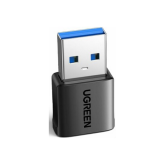 Adaptor USB Ugreen US701, USB 2.0 male - USB-C female, Black, 2 buc