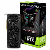 Placa video Gainward nVidia GeForce RTX 3070 Phantom+ LHR 8GB, GDDR6, 256bit