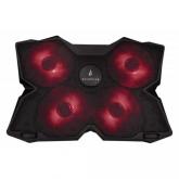 Cooler Pad SureFire by Verbatim Bora, 17inch, Black-Red