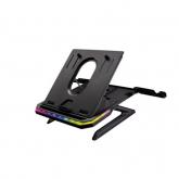 Stand laptop SureFire by Verbatim Portus X1, RGB LED, USB, Black