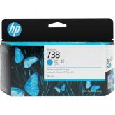 Cartus Cerneala HP 738 Cyan 498N5A 130ml