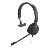 Casca cu microfon Jabra Evolve 20SE Mono Microsoft, USB-A/3.5mm jack, Black