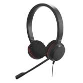 Casti cu microfon Jabra EVOLVE 20 UC Stereo, USB-C/3.5mm jack, Black