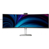 Monitor LED Curbat Philips 6000 Series 49B2U6903CH, 48.8inch, 5120x1440, 4ms GTG, Black-Silver