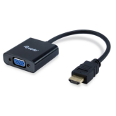 Adaptor Equip 11903607, HDMI male - VGA male, Black