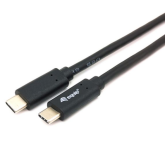Cablu Equip 128346, USB-C male - USB-C male, 1 m, Black