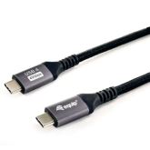 Cablu de date Equip 128383, USB-C male - USB-C male, 2 m, Black