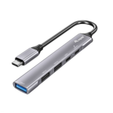 Hub USB Equip 128962, 2 x USB 2.0, 2 x USB-C, 1 x USB 3.2 gen 1, Gray
