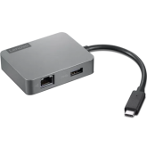 Hub USB Lenovo Travel, 1x USB 3.2 gen 1, 1x RJ45, 1x HDMI, 1x VGA, Storm Grey