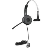 Casti cu microfon Lenovo 100 Mono, USB, Black