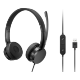 Casti cu microfon Lenovo 4XD1K18260, USB-A, Black