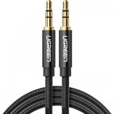 Cablu audio Ugreen AV112, 2x 3.5mm jack male - 3.5mm jack male, 2m, Black