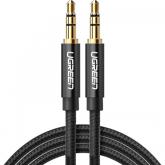 Cablu audio Ugreen AV112, 2x 3.5mm jack male - 3.5mm jack male, 2m, Black