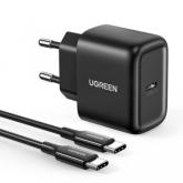 Incarcator retea Ugreen CD250, 1x USB-C, 3A, Black