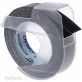 Etichete Plastic Embosabile DYMO 520109 9mm/3m White on Black