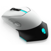 Mouse Optic Dell Alienware AW610M, RGB LED, USB/USB Wireless, Lunar Light