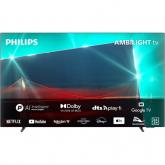 Televizor LED Philips Smart 55OLED718 Seria OLED718, 55inch, Ultra HD 4K, Silver