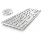 Kit Wireless Dell Pro KM5221W - Tastatura, USB, White + Mouse Optic, USB, White