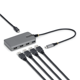 Hub USB StarTech 5G4AC-USB-C-HUB, 4 x USB 3.2 gen 1, 1 x USB-C, Space Gray