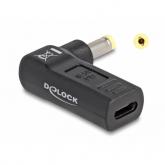 Adaptor Delock 60006, 4.8x1.7mm male - USB-C female, Black