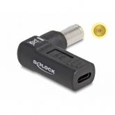 Adaptor Delock 60012, 7.9x5.5mm male - USB-C female, Black