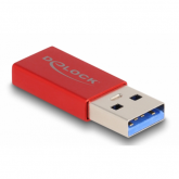 Adaptor Delock 60044, USB-A male - USB-C female, Red