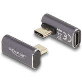 Adaptor Delock 60048, USB-C male - USB-C female, Gray