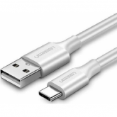 Cablu de date Ugreen US287, USB - USB-C, 0.5m, Silver