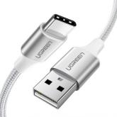 Cablu de date Ugreen US288, USB - USB-C, 2m, White