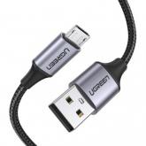 Cablu de date Ugreen US290, USB - microUSB, 0.5m, Black