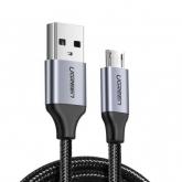 Cablu de date Ugreen US290, USB - microUSB, 2m, Black